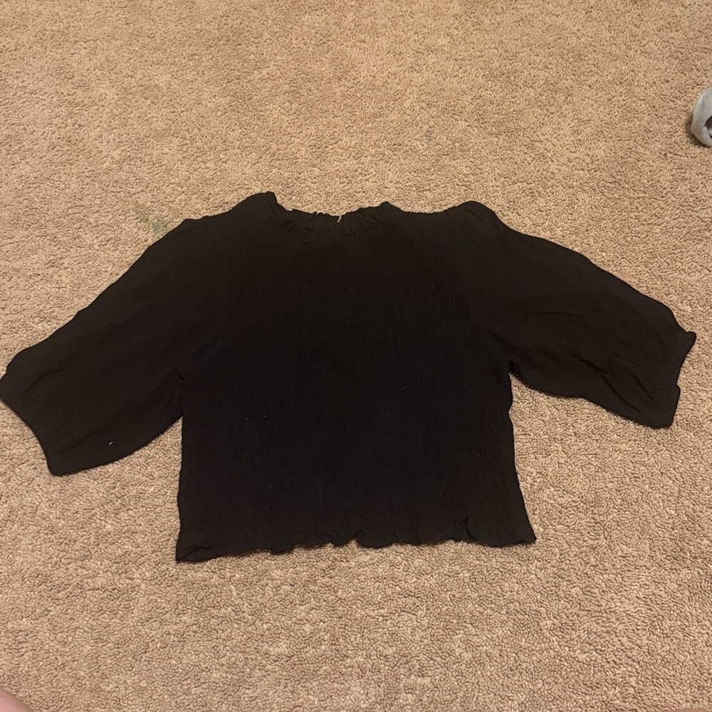Glam Midnight Black Top